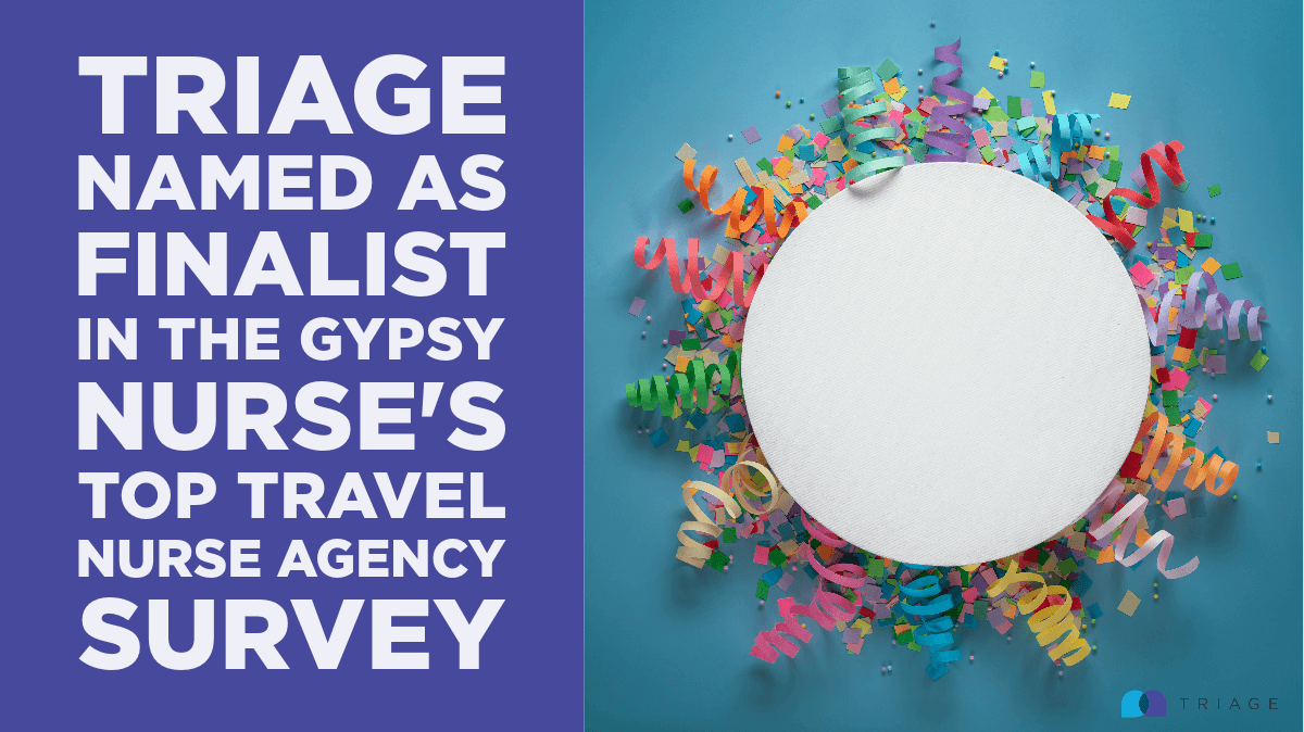 Triage Named As Finalist in The Gypsy Nurse's Top Travel Nurse Agency Survey